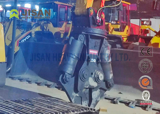 50mm Bıçak Kalınlığı 100mm Silindir Çaplı Ağır Hizmet Ekskavatör Metal Makasları