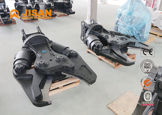 Ekskavatörler için 200mm Bıçak Yüksekliği Çelik Makaslar 100mm Silindir Çapı