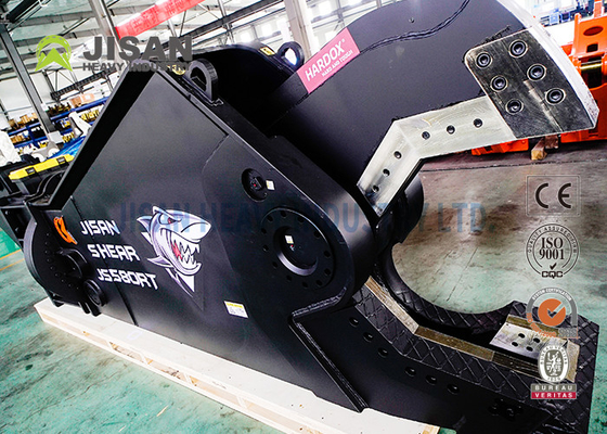 JS580RT Karbon Çelik Ekskavatör Güç Metal Makasları 20Mpa 450mm