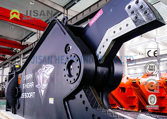 800mm Silindir Stroklu ve 450mm Bıçak Uzunluğuna Sahip Ekskavatör Karbon Çelik Kesiciler