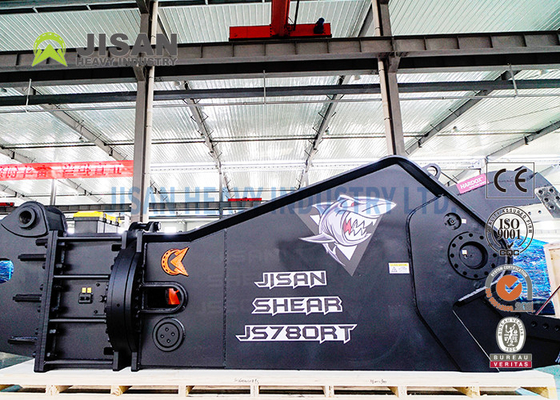 HARDOX 500 Hidrolik Çelik Kesme Makası 4300mm Araç Yıkımı İçin