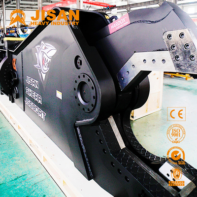 Pc700 Ekskavatör Hurda Kesme Makası 70 Ton Hidrolik Çelik Yapı Yıkımı İçin Kullanışlı