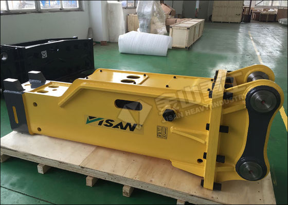 PC220 Ekskavatör için 140mm Derz Hidrolik Kaya Kırma Sessizliği Türü