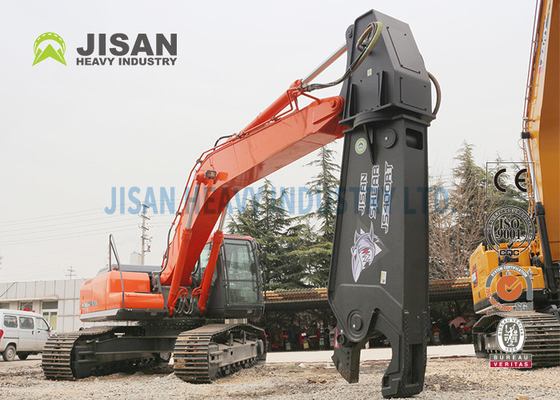Hidrolik yıkım Beton kırıcı makasları Ekskavator Pulverizer Mini ekskavator için hidrolik makaslar