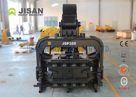 30 ton 40 ton kazık makinesi montajlı hidrolik Vibro çelik levha veya fotovoltaik çimento yığın sürücüsü çekiç 320C kazık makinesi için