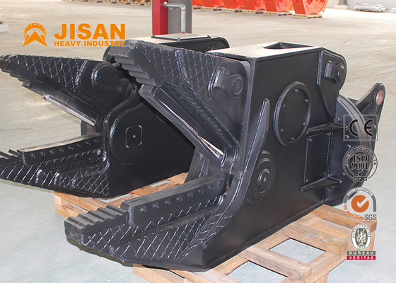 Jisan Hardox Kazı makineleri için yıkım makası Tek silindirli kesim araba makası hidrolik hurda metal makasları
