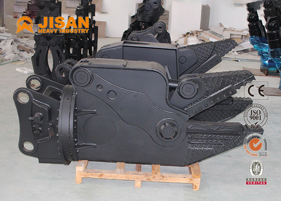 Jisan Hardox Kazı makineleri için yıkım makası Tek silindirli kesim araba makası hidrolik hurda metal makasları
