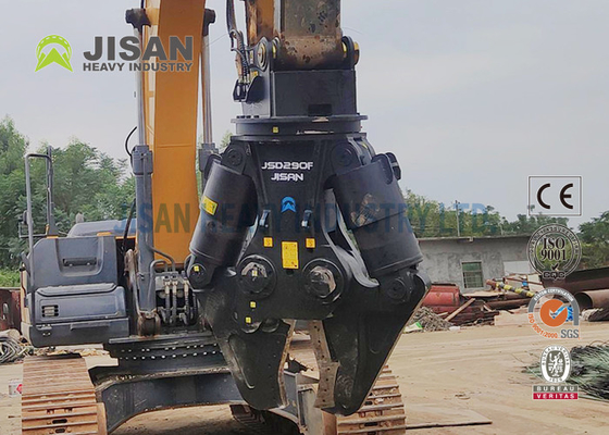 JSD280F Ekskavatör Metal Kırpıçısı Beton malzemesinin geri dönüşümünde maksimum verimlilik için basit baş ayarlama