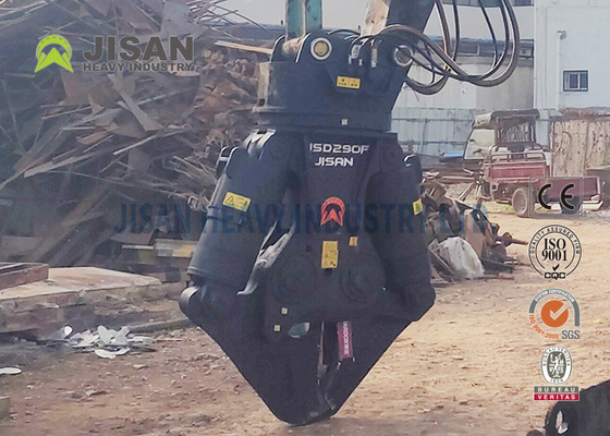 JSD280F Ekskavatör Metal Kırpıçısı Beton malzemesinin geri dönüşümünde maksimum verimlilik için basit baş ayarlama