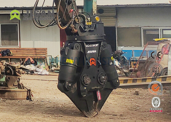 JSD280F Ekskavatör Metal Kırpıçısı Beton malzemesinin geri dönüşümünde maksimum verimlilik için basit baş ayarlama