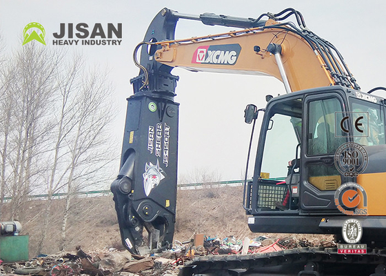 Teyun Tycs450rt Hidrolik Kısma Endüstriyel yıkım alanlarında hurda malzemelerinin kesilmesi ve geri kazanımı için dayanıklı kazıcı metal kısma makineleri