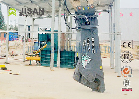 Endüstriyel yıkım sitelerindeki kazıcılar için Teyun Tycs450rt hidrolik tıraşla hurda malzemesi kesimi ve geri kazanımı