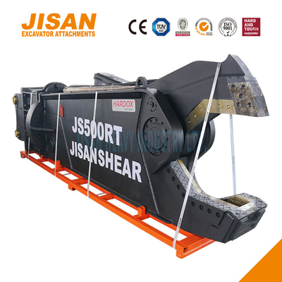 JS800RT kazıcı metal makasları kolay bıçak değiştirme ve maksimum dayanıklılık için giyim dayanıklı çelik