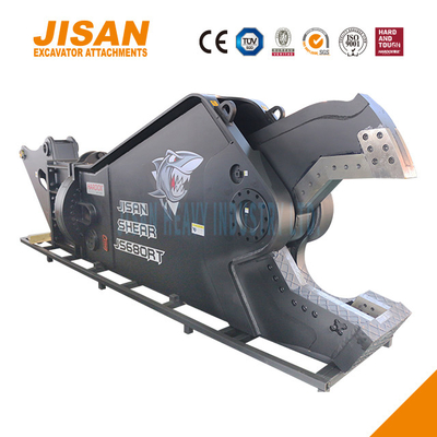 JS800RT Ekskavatör Metal Kırpıçısı 80-110 Ton Kol Montajı ile Ağır Çalışma Çelik Kesimi için İdeal