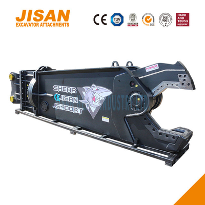 JS400RT Ekskavatör Metal Makası Maksimum Verimlilik ve Güç İçin Tasarlandı 360 Derece Dönüş Hızı Valfi ve 800T Kesme Kuvveti