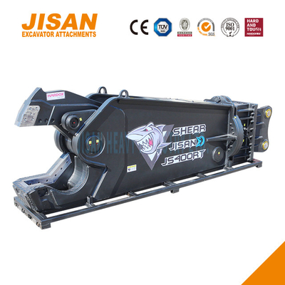 JS400RT Ekskavatör Metal Makası Maksimum Verimlilik ve Güç İçin Tasarlandı 360 Derece Dönüş Hızı Valfi ve 800T Kesme Kuvveti