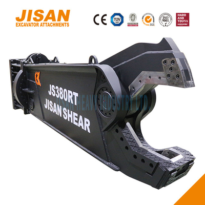 JS400RT Ekskavatör Metal Makası Maksimum Verimlilik ve Güç İçin Tasarlandı 360 Derece Dönüş Hızı Valfi ve 800T Kesme Kuvveti