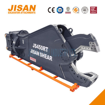 1500T'ye kadar kesme gücü ve ağır iş için silindir boyutu artan güçlü kazıcı metal makasları