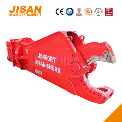 1500T'ye kadar kesme gücü ve ağır iş için silindir boyutu artan güçlü kazıcı metal makasları