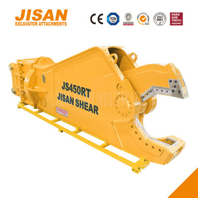 1500T'ye kadar kesme gücü ve ağır iş için silindir boyutu artan güçlü kazıcı metal makasları