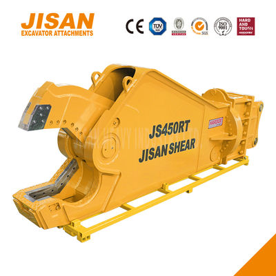 1500T'ye kadar kesme gücü ve ağır iş için silindir boyutu artan güçlü kazıcı metal makasları