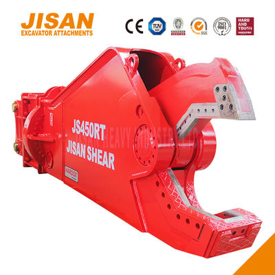 1500T'ye kadar kesme gücü ve ağır iş için silindir boyutu artan güçlü kazıcı metal makasları