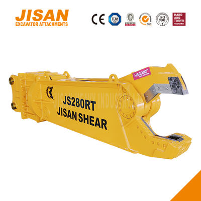 Ekskavatör Metal Makasları 360 Derece Dönüş ve Maksimum Verimlilik İçin Artırılmış Silindir Boyutu