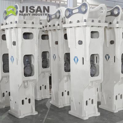 Hydraulic Rock Breaker with 160-180 kg/cm2 Pressure 130-170 l/min Flow and 400-600 bpm Rate for 19-26 Ton Excavators