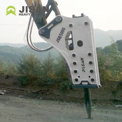 Hydraulic Breaker Hammer with 100mm Chisel Diameters 3/4 inch Hosepipe and 150-170kg/cm2 Operating Pressure for 15 Tons Excavator