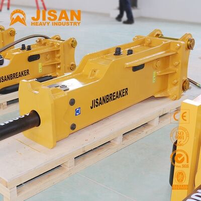 JISAN 20 tonluk inşaat makinesi kazıcı takımı Motor çekirdeği yüksek güçlü hidrolik kırıcı çekiç