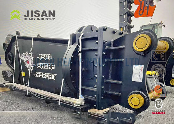 Endüstriyel Yıkım Hurda Metal İşleme ve Geri Kazanım İçin Ekskavatör Metal Makası Hidrolik Çelik Kesme Makası