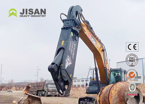Ağır Hizmet Tipi Hidrolik Ekskavatör Metal Makasları, Demir Metaller, Alüminyum Hurdası ve Endüstriyel Yıkım Malzemelerini Kesmek İçin Tasarlanmıştır