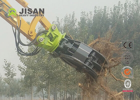 Çift Bağlantı Döner Hidrolik Çubuk Yakalama 1800mm Çene Açılışı CAT 336 Kazı makinesi için