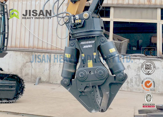 PC200 PC210 PC220 için Değiştirilebilir Bıçaklı Ekskavatör Metal Güdük Makası