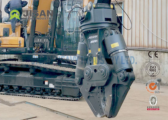 PC200 PC210 PC220 için Değiştirilebilir Bıçaklı Ekskavatör Metal Güdük Makası