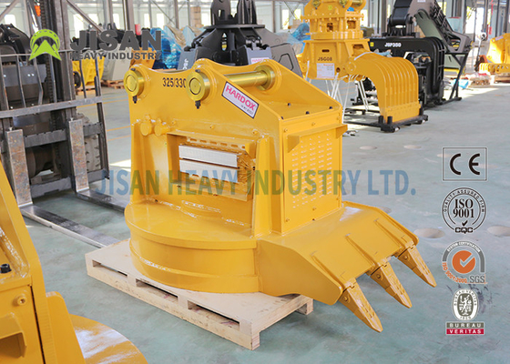 Vinç Metal Hurda için 1600kg 3600lb 1.2m 47in Yuvarlak Hidrolik Kaldırma Elektromıknatısı