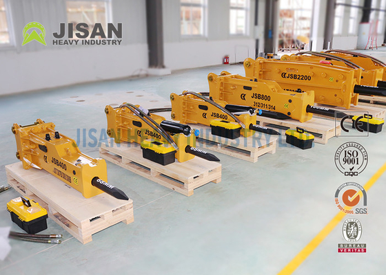 1 / 2-5 / 4 İnç Hortum Çaplı Ağır Hizmet Alaşımlı Çelik Ekskavatör Kaya Kırıcı