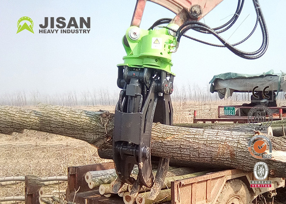 500Lbs Kavrama Kuvveti ile Yüksek Mukavemetli Çelik Üniversal Nokta Dönüşlü Hidrolik Kütük Kıskaç