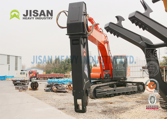 450mm Bıçak Uzunluğu Ekskavatör Karbon Çelik Metal Makaslar 400mm Genişlik 20Mpa