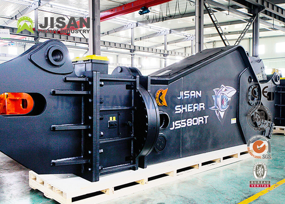 JS580RT Karbon Çelik Ekskavatör Güç Metal Makasları 20Mpa 450mm