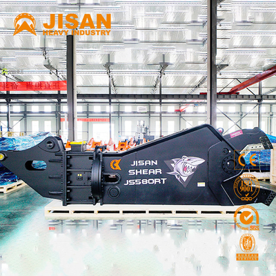 Ekskavatörler için Mobil Hurda Metal Beton Kırıcı Yıkım Makası 60 Ton