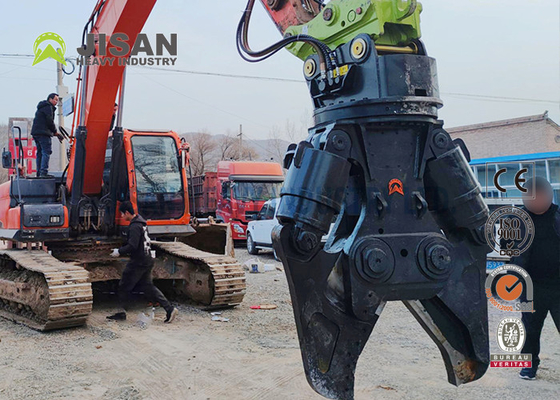 JSD280F Ekskavatör Metal Kırpıçısı Beton malzemesinin geri dönüşümünde maksimum verimlilik için basit baş ayarlama