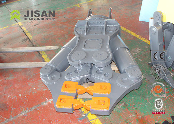 Ekskavatör Ataşman Ekipmanları Metal İçin Hidrolik Çift Silindirli Makaslar