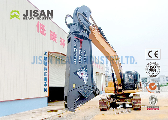 Büyük Ekskavatör Ataşmanı Hidrolik Metal Kesme Makinesi İnşaat Kırıcı