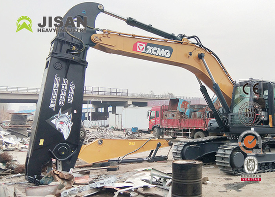 Ağır Çelik için 20-48 Ton Ekskavatör Yıkım Makinesi Hurda Metal Kesme