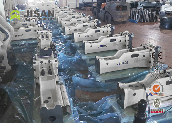 Sb40 Kaya Kırıcı Ekskavatör 68mm Keski ile Susturulmuş Hidrolik Kriko Çekiç